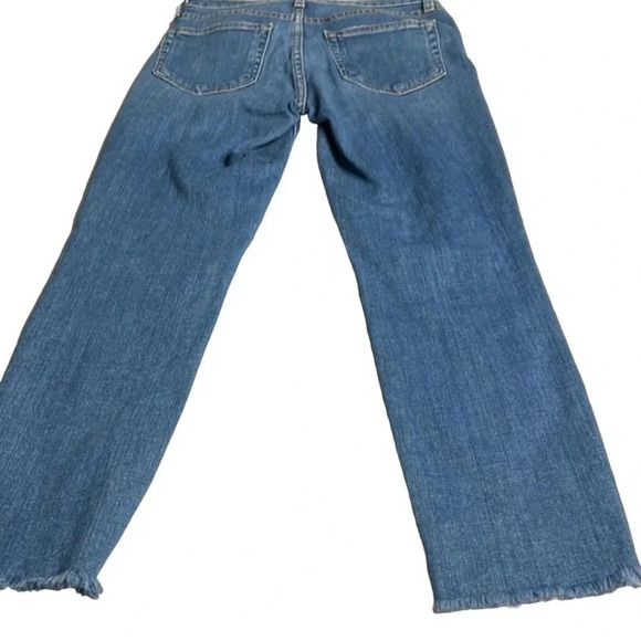 L AGENCE EL MATADOR women jeans size 25 French slim high rise,Cropped fray - Picture 6 of 16